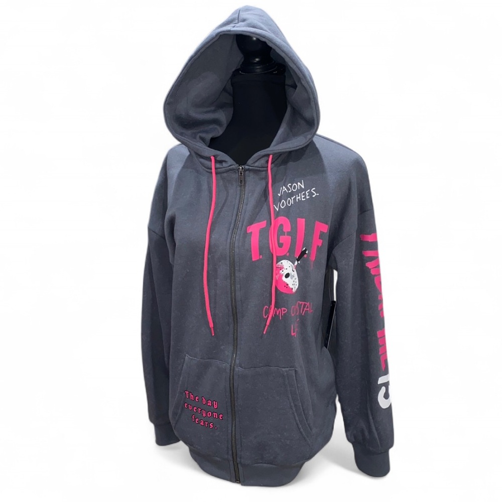Friday the 13th Gray Hoodie